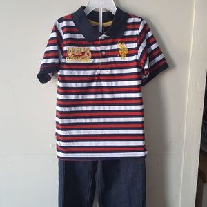 Toddler shirt and jeans set